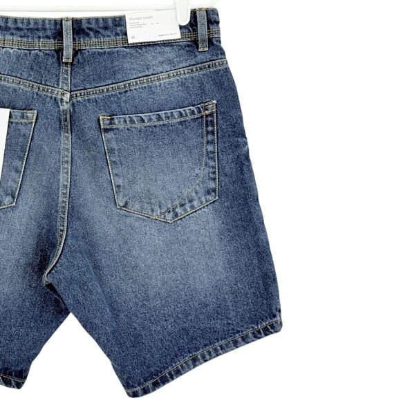 Paper Denim & Cloth Men's Cotton Relaxed Fit Vesta Blue Denim Shorts Size 32 NWT - Picture 6 of 12